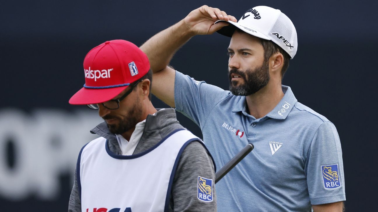 Adam Hadwin fires 66 to take first-round lead at U.S. Open – ESPN