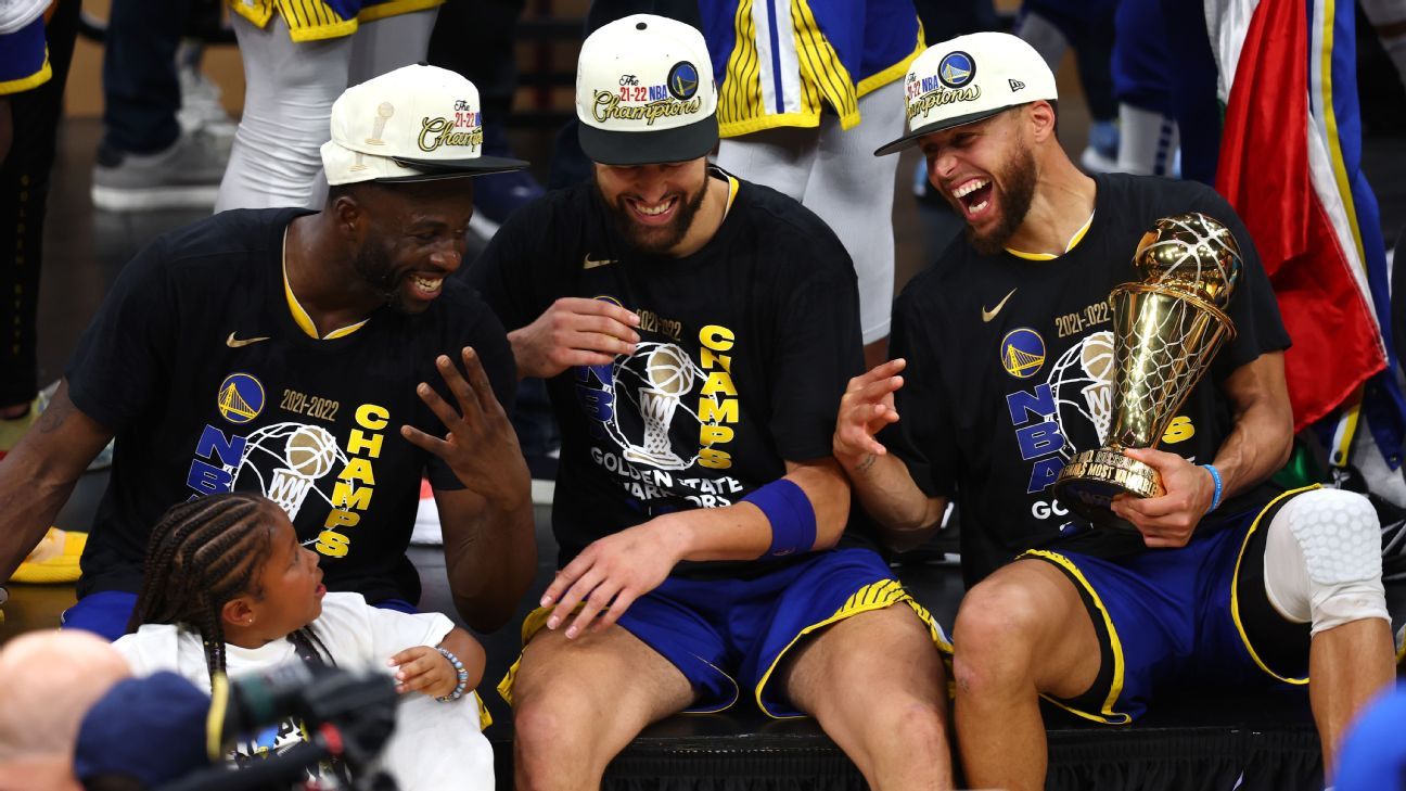 Golden State Warriors' Big Three say NBA title feels 'different' after