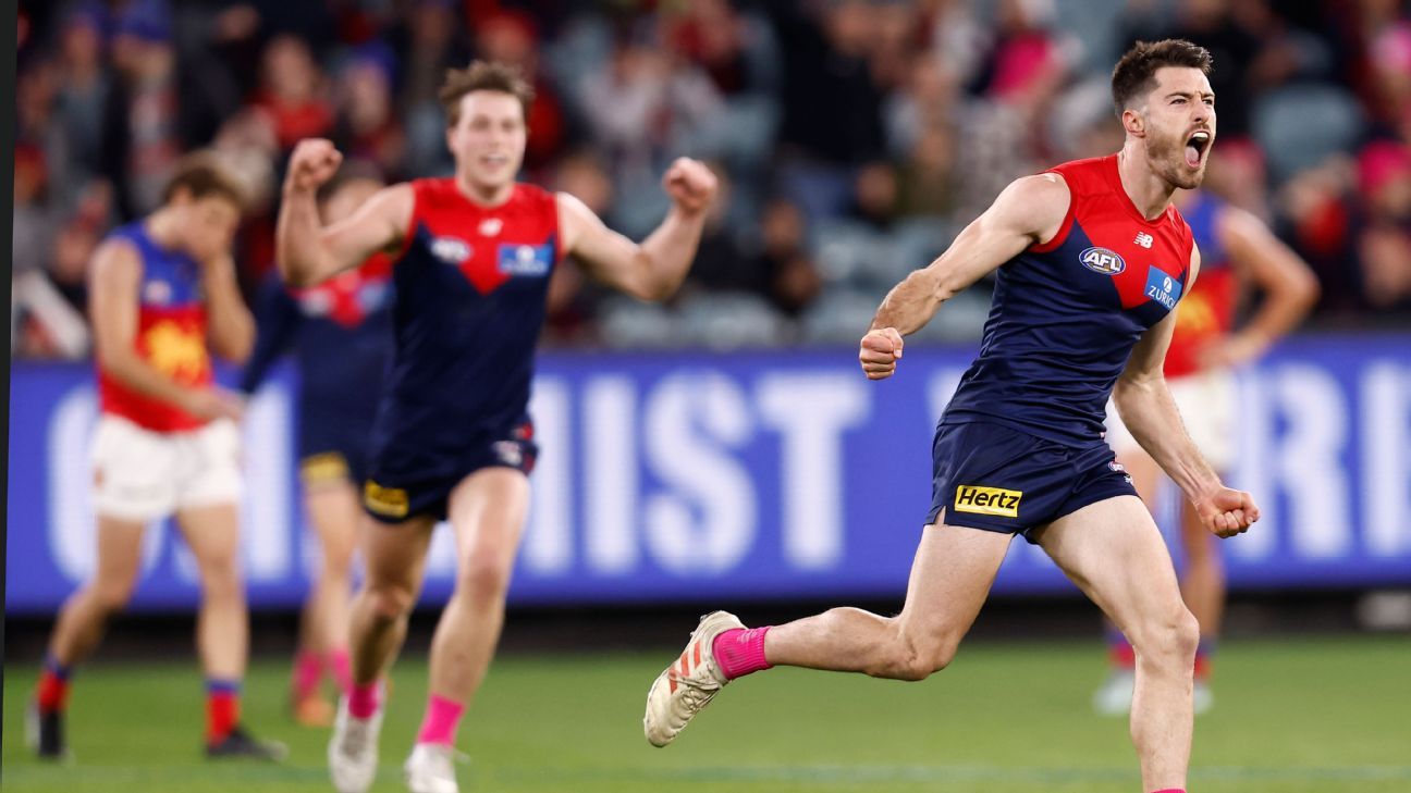 Afl Round 15 Melbourne Demons Crush Brisbane Lions In Statement Win