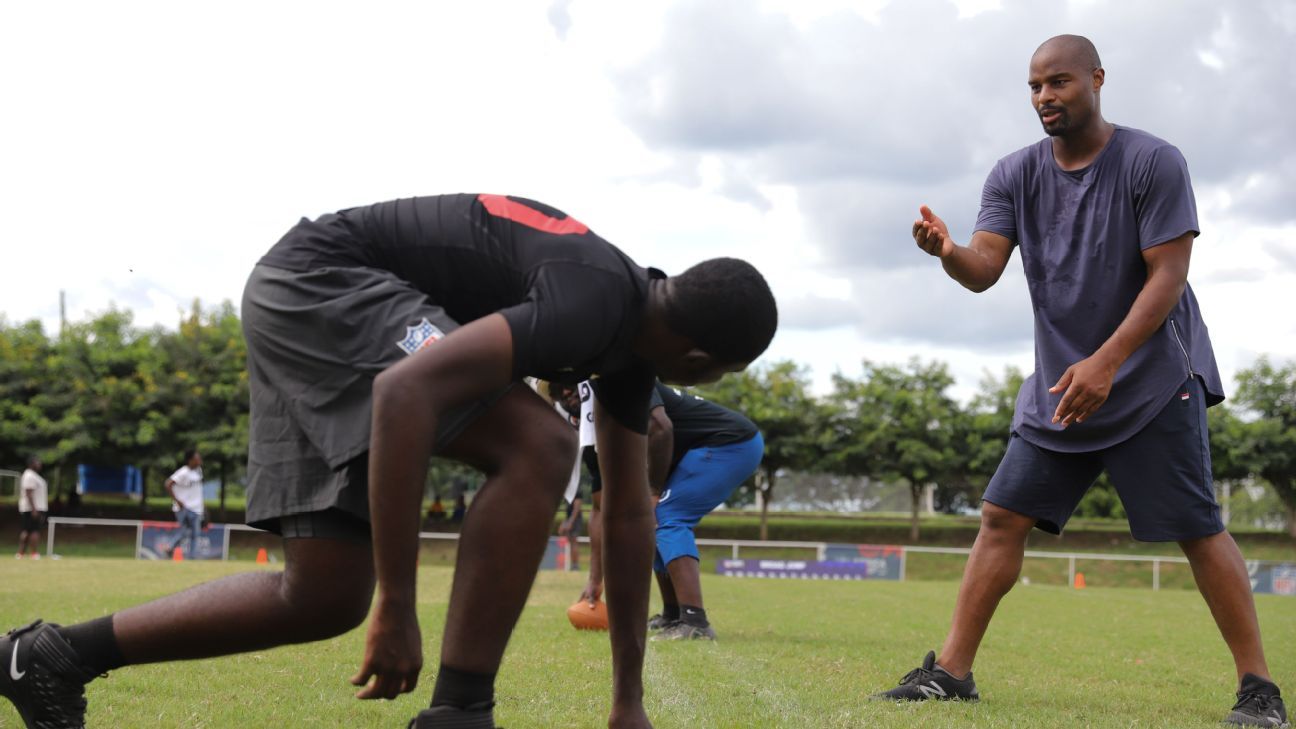 New York Giants great Osi Umenyiora helps expand NFL Africa program