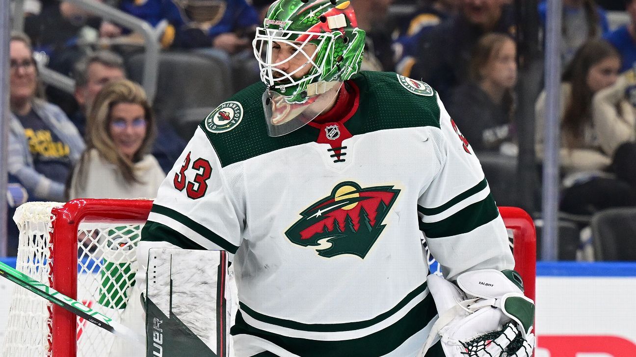 Wild goaltender Cam Talbot gets his first taste of preseason ice