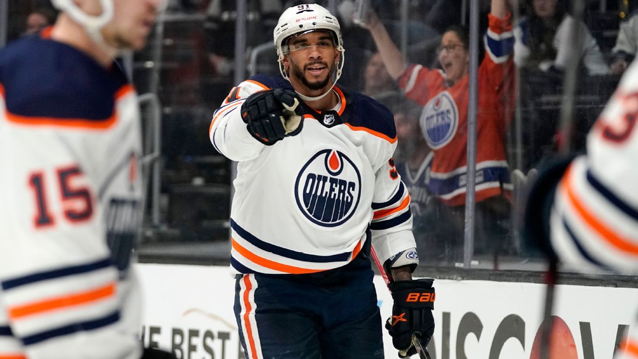 Evander Kane, Edmonton Oilers return to play San Jose Sharks