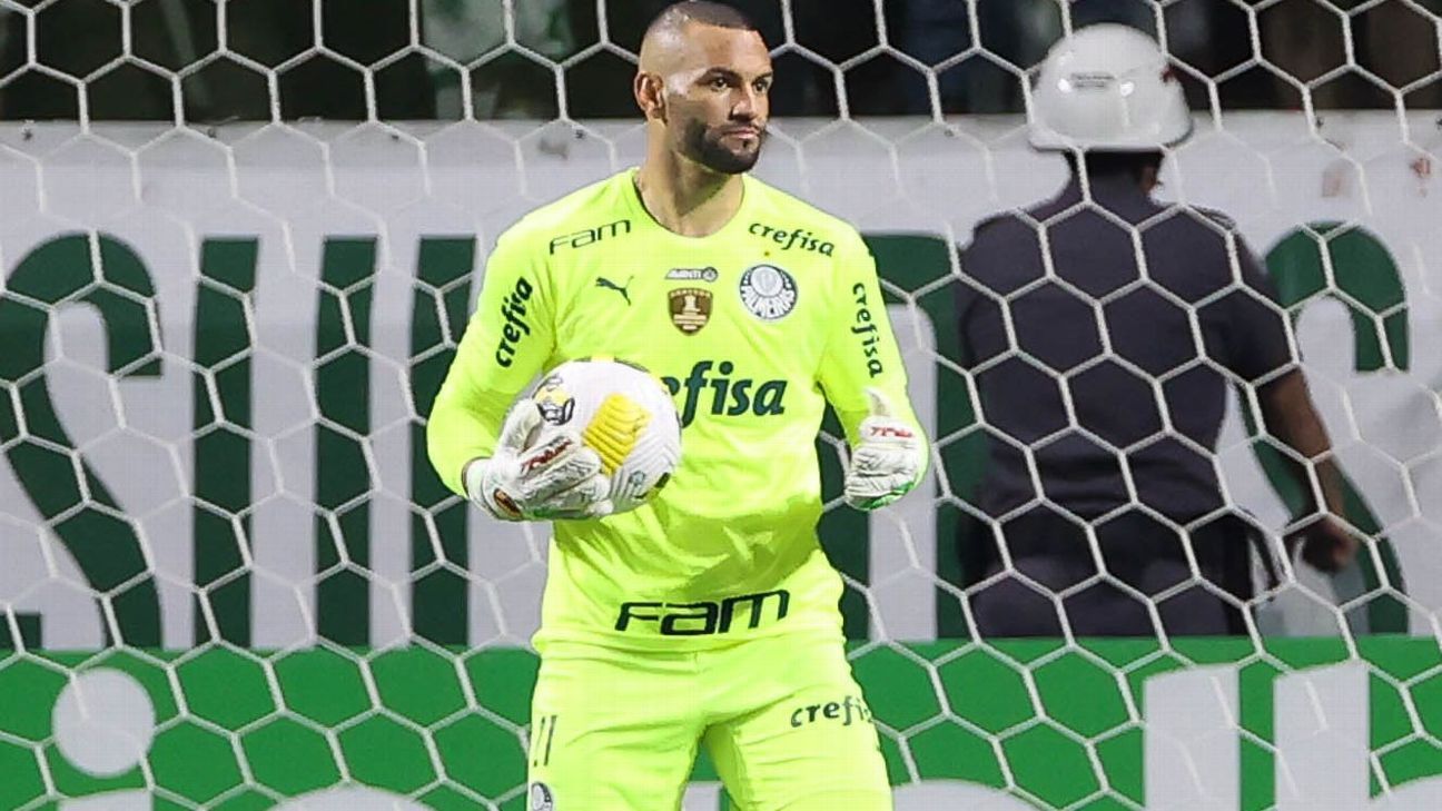 Palmeiras: Weverton não defende um pênalti no tempo regulamentar há 4 anos