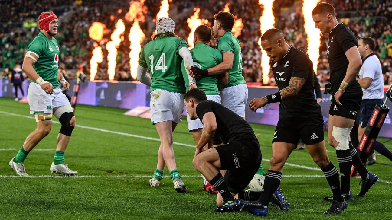 Ireland's free hit at fotress Eden Park puts all the pressure on Rennie and his men