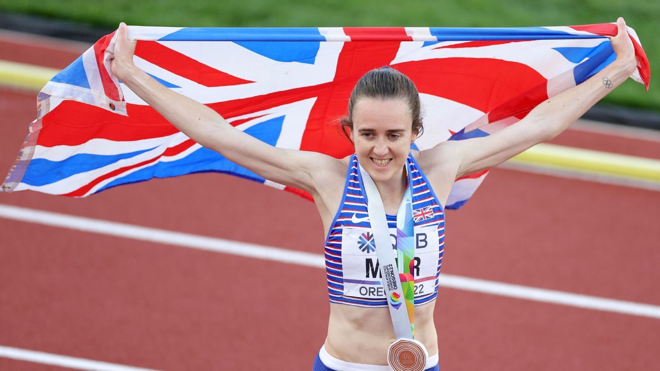 Laura Muir wins 1500m bronze at worlds, however Katarina Johnson-Thompson falls brief in heptathlon