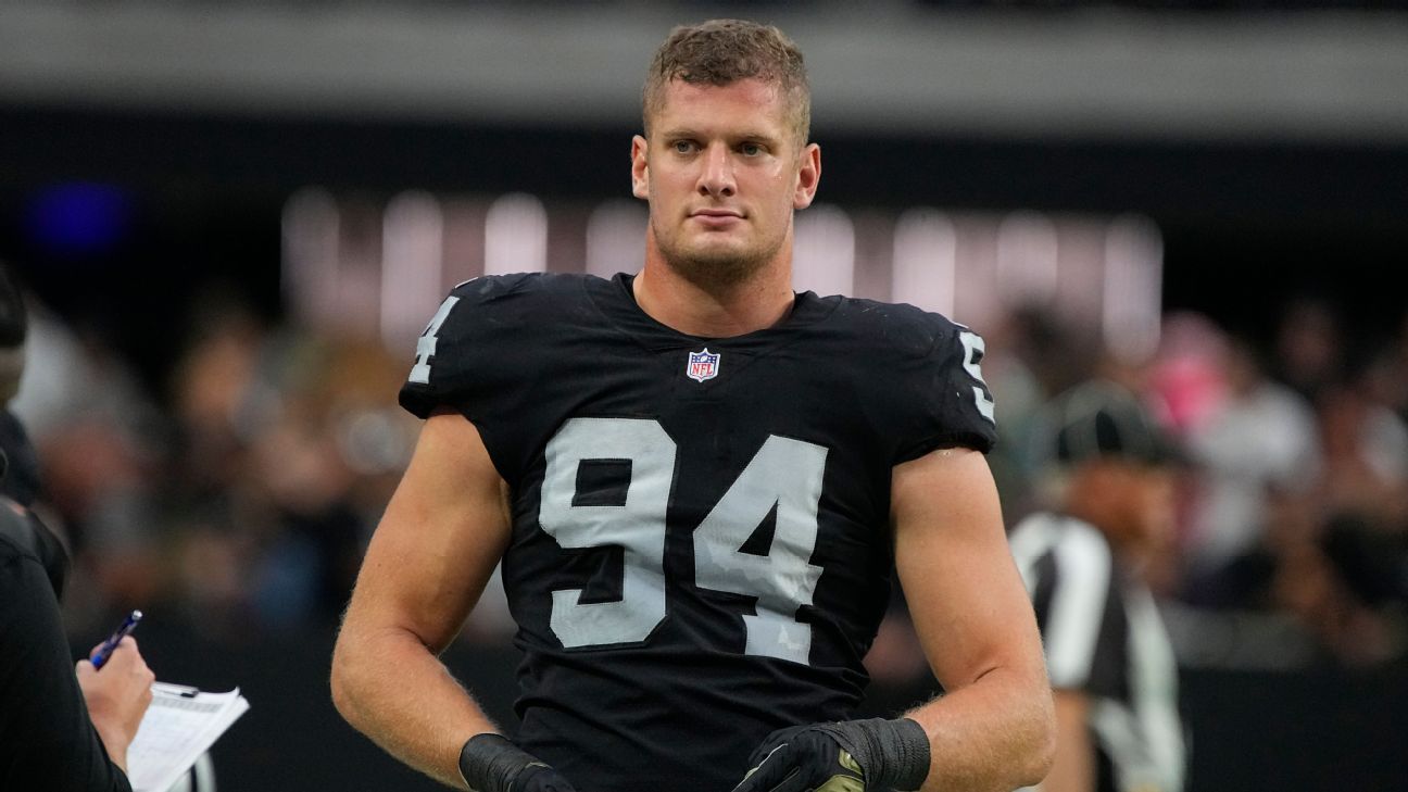 A year later, NFL free agent Carl Nassib says he agonized over decision to  come out publicly - ESPN