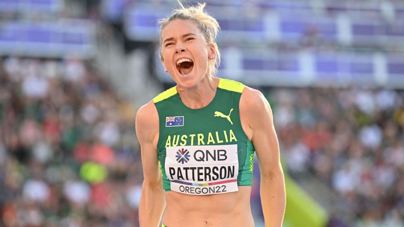 Australian Eleanor Patterson wins high jump gold at World Athletics