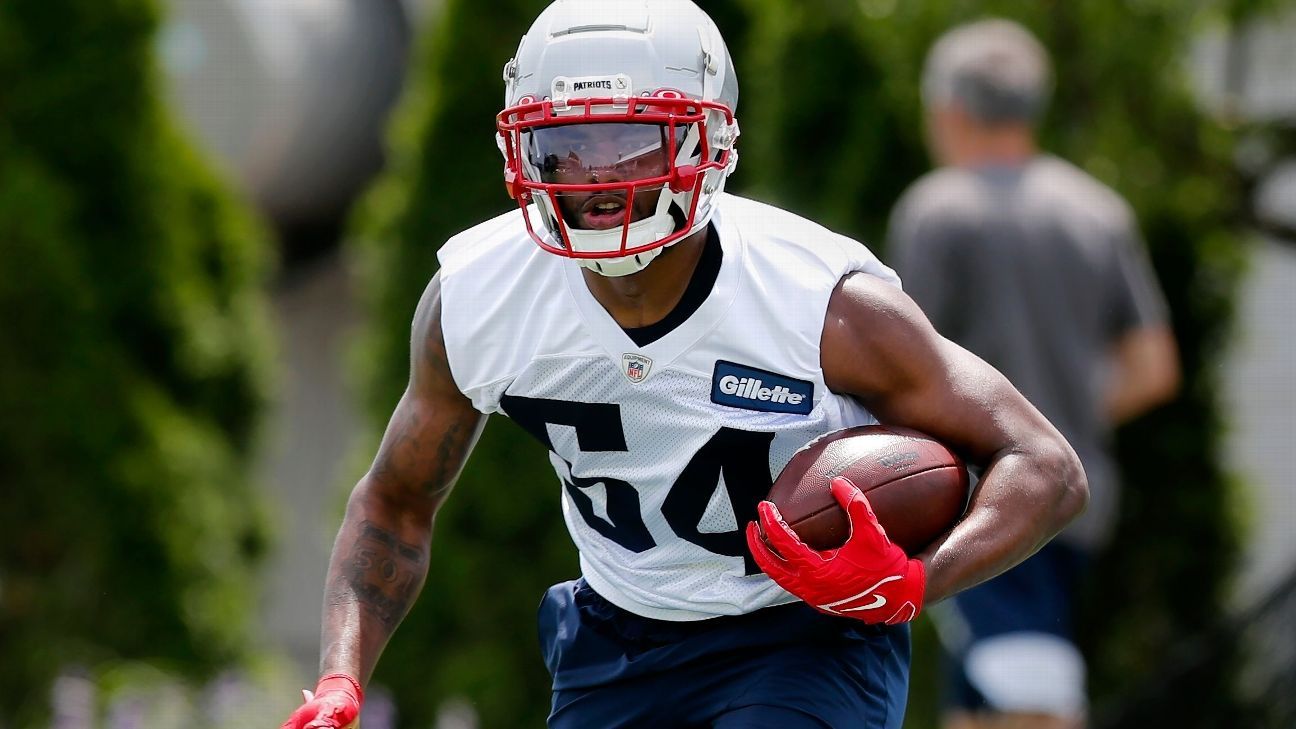 New England Patriots could look to rookie Pierre Strong Jr. to spell injured Jam..