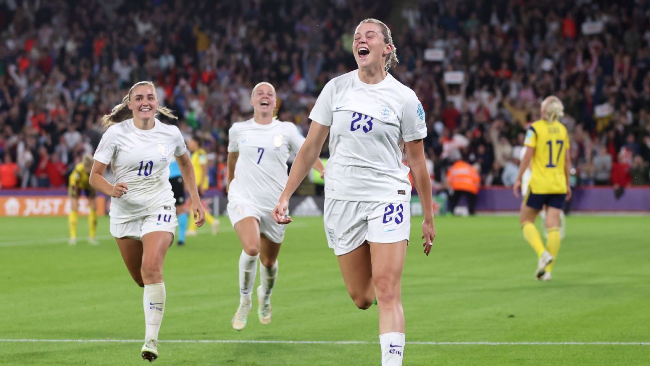 Euro 2022's best moment was Alessia Russo's stunning back-heel goal as England m..