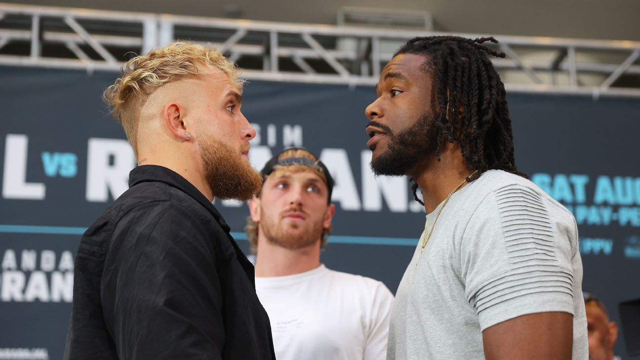 Jake Paul fight canceled due to flap over Hasim Rahman Jr.'s weight