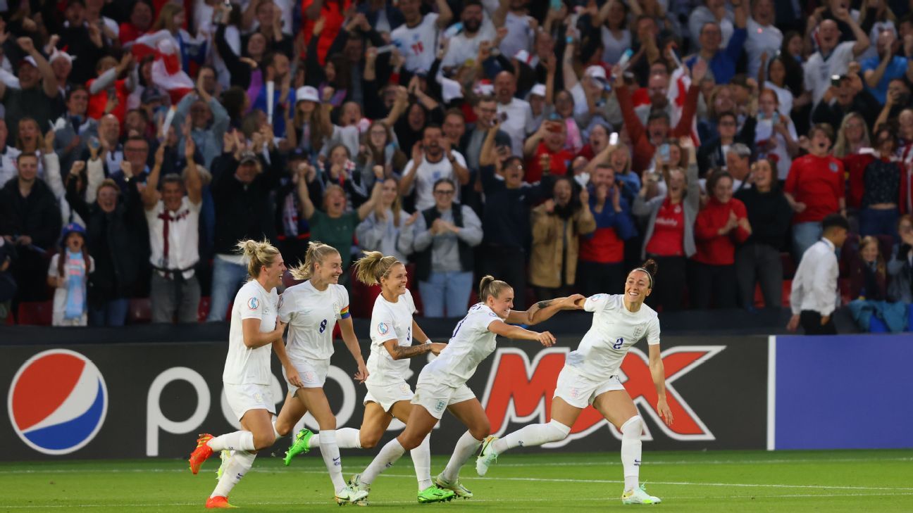 England's road to Euro 2022 final has been hard but they are driven by history a..