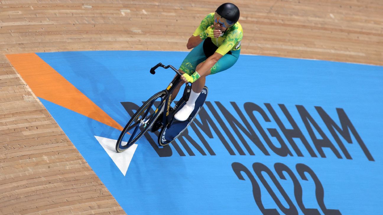 Commonwealth Games Four Aussie golds after velodrome crash ESPN