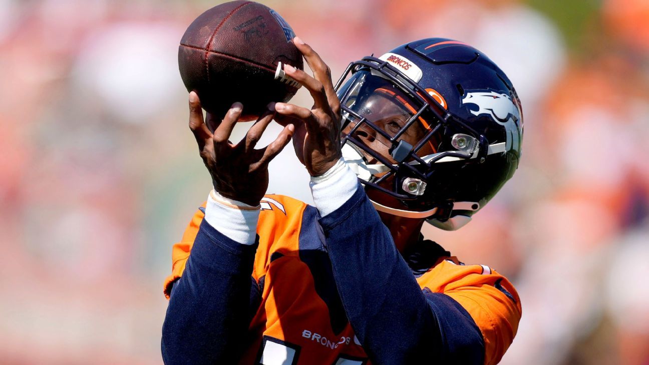Denver Broncos WR Courtland Sutton is Russell Wilson's solution in pressure situ..
