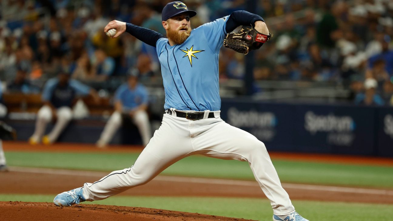 Drew Rasmussen takes perfect game into ninth inning in Tampa Bay Rays' victory o..