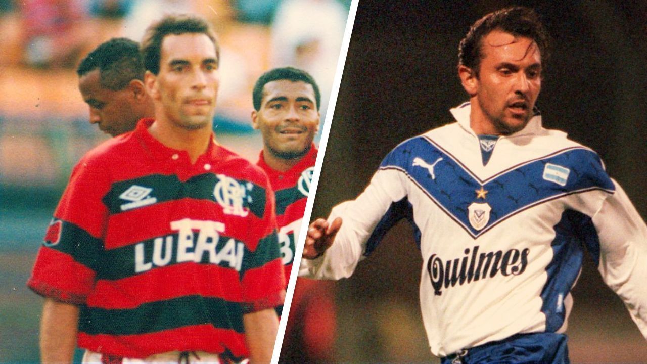 Edmundo 'amarela' em partida contra Romário e ídolo do Flamengo