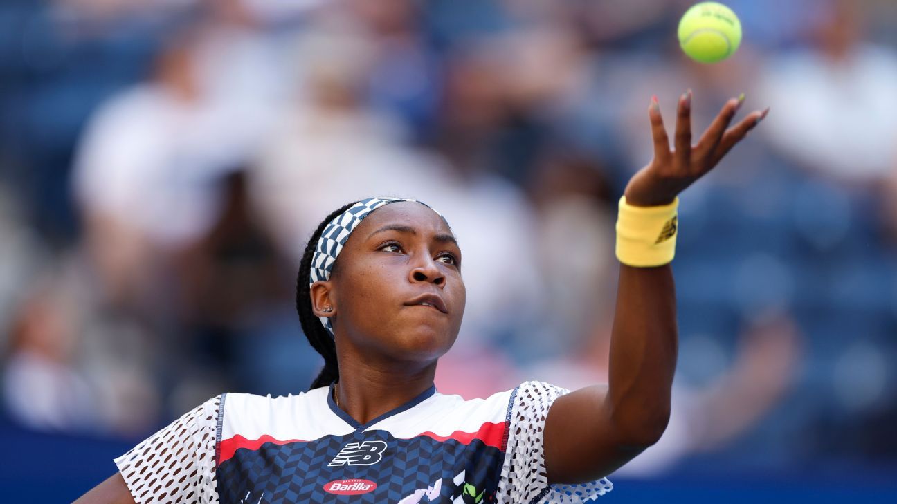 US Open 2022 - Coco Gauff shows off 128 mph serve in second-round win