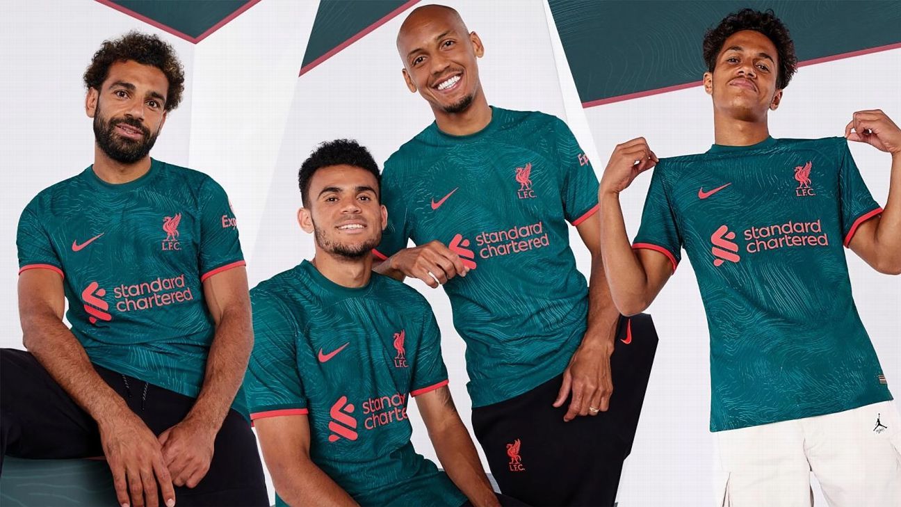 Liverpool unveil new third kit inspired by European success