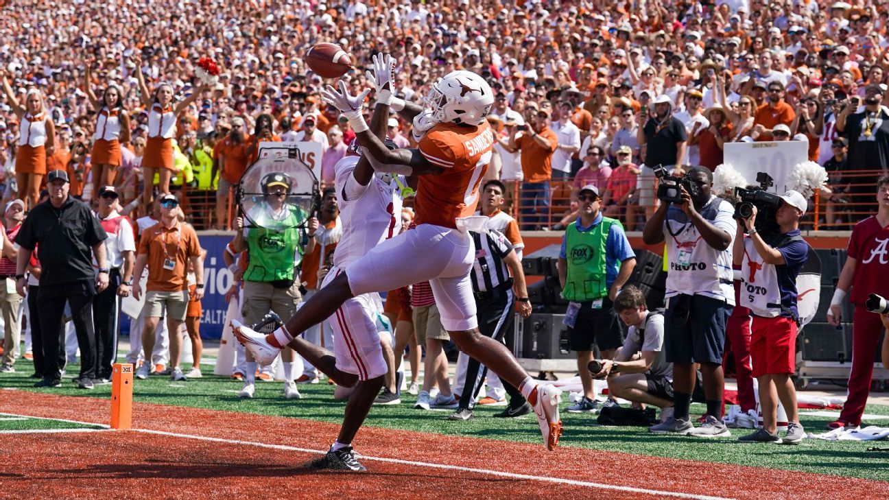 Texas and the Sun Belt rattled CFB's hierarchy in a weekend that upended the spo..