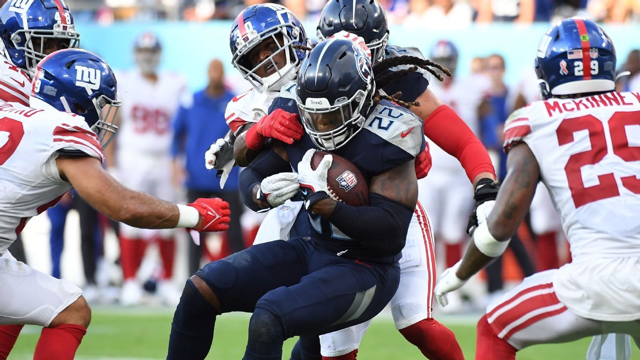 Titans' Derrick Henry playing with 'a little more fuel' against Cincinnati  on Sunday 