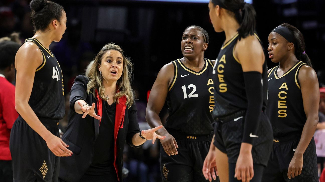 2022 WNBA FINALS CHAMPIONSHIP BASKETBALL – LAS VEGAS ACES