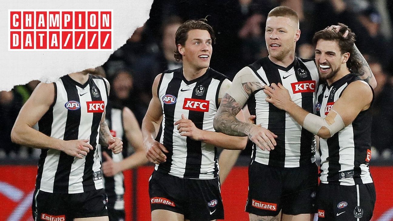 AFL finals 2022 Champion Data Deep Dive - is Collingwood's Jordan De ...