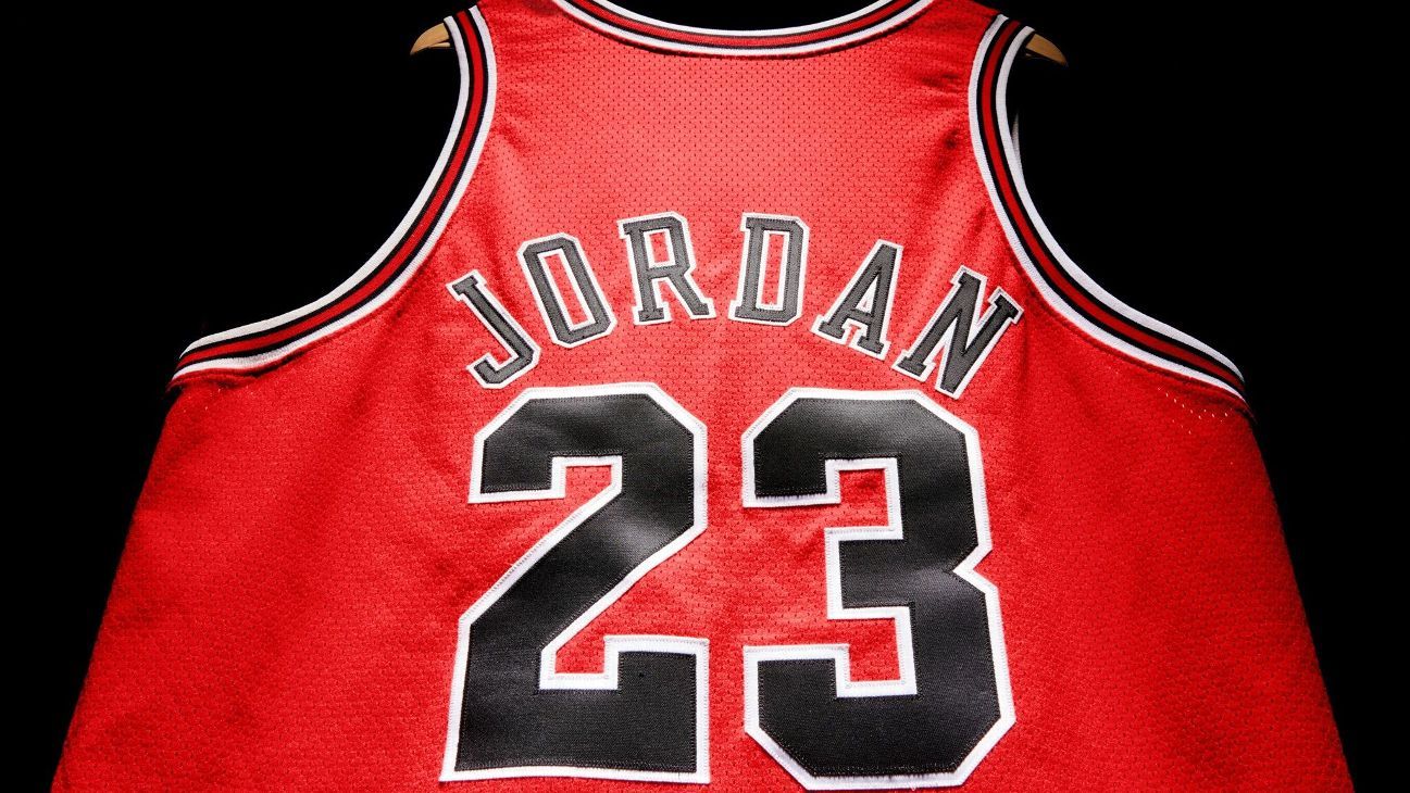 Michael Jordan's NBA Finals jersey nets record $10.1m at auction