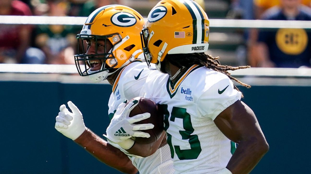 Porque Aaron Jones y AJ Dillon son claves para ayudar a los jóvenes