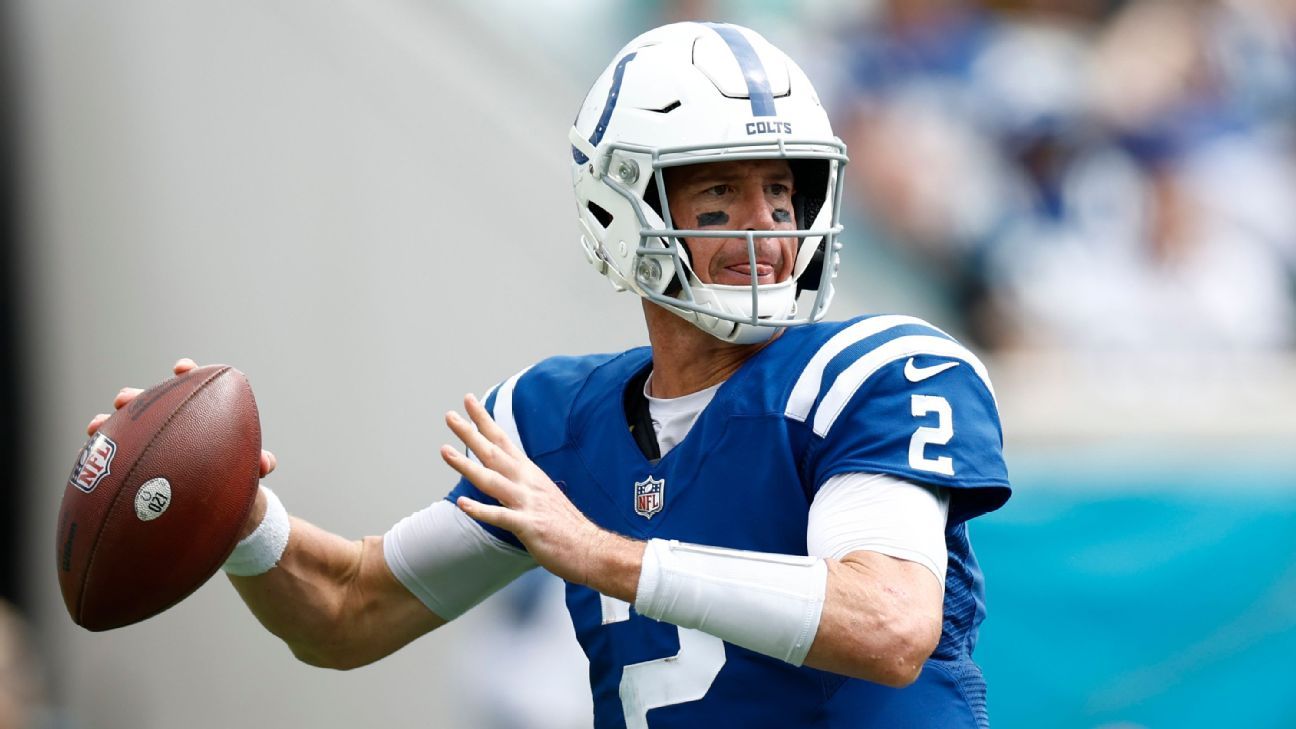 Matt Ryan faz sua estreia como QB com os Colts na estreia do técnico Jeff no sábado