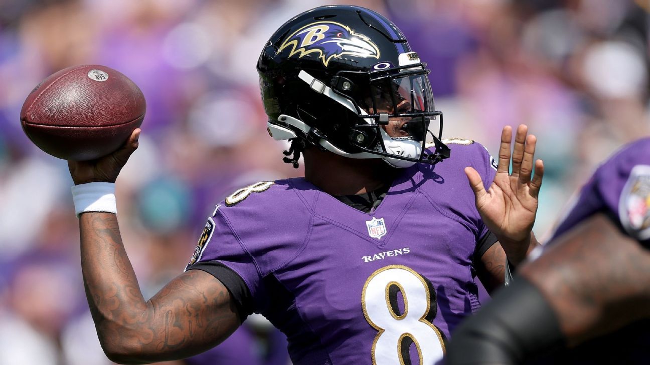 Baltimore Ravens' Lamar Jackson bursts for 79yard touchdown run ESPN