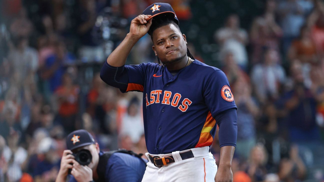 MLB on X: Framber Valdez was lights out when the @Astros needed