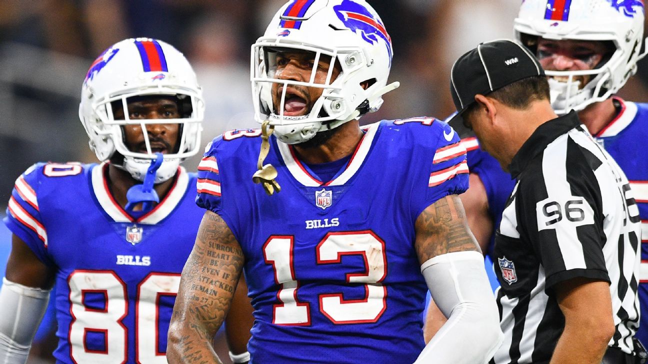 Buffalo Bills wide receiver Gabe Davis will not play against Tennessee