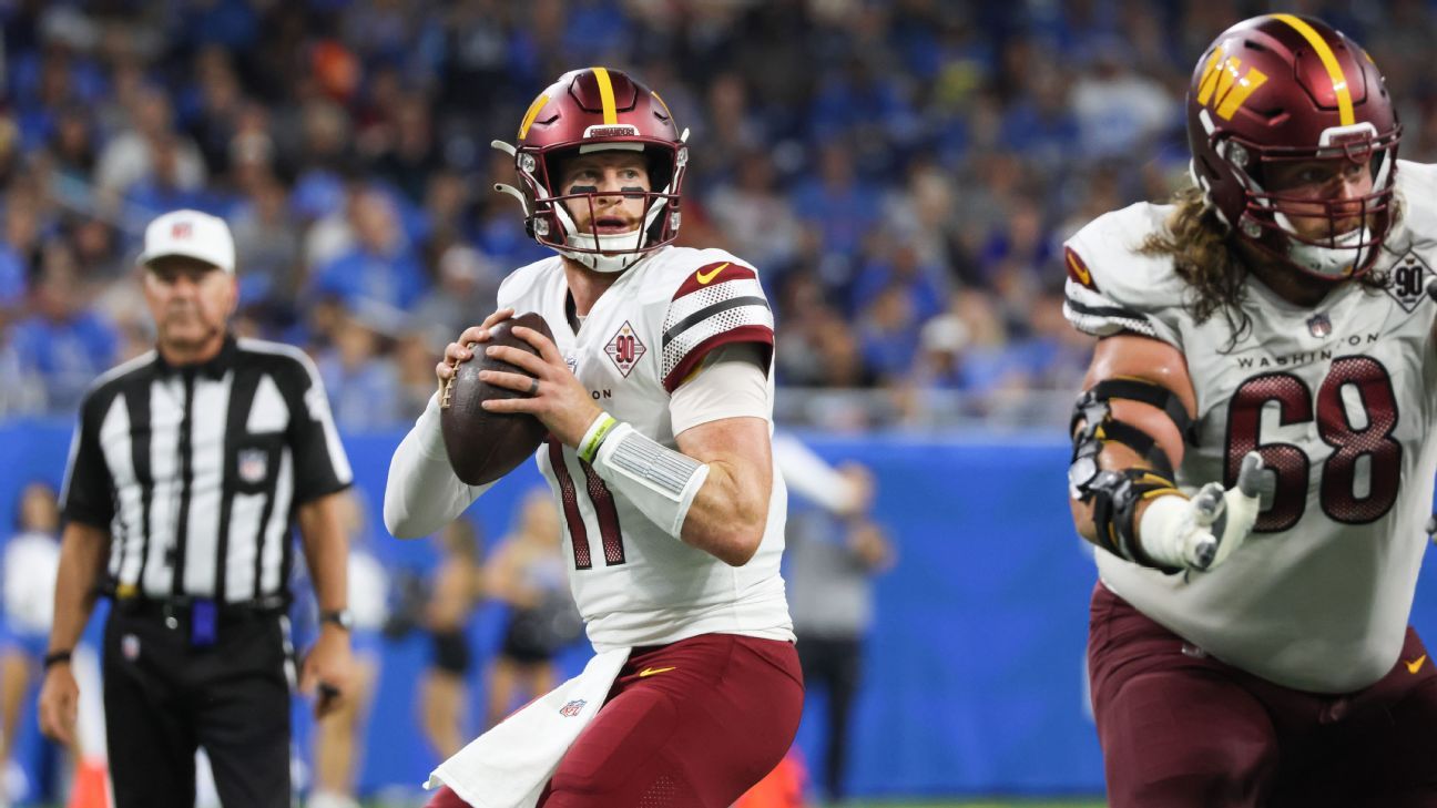 Washington Commanders QB Carson Wentz reflects on time with