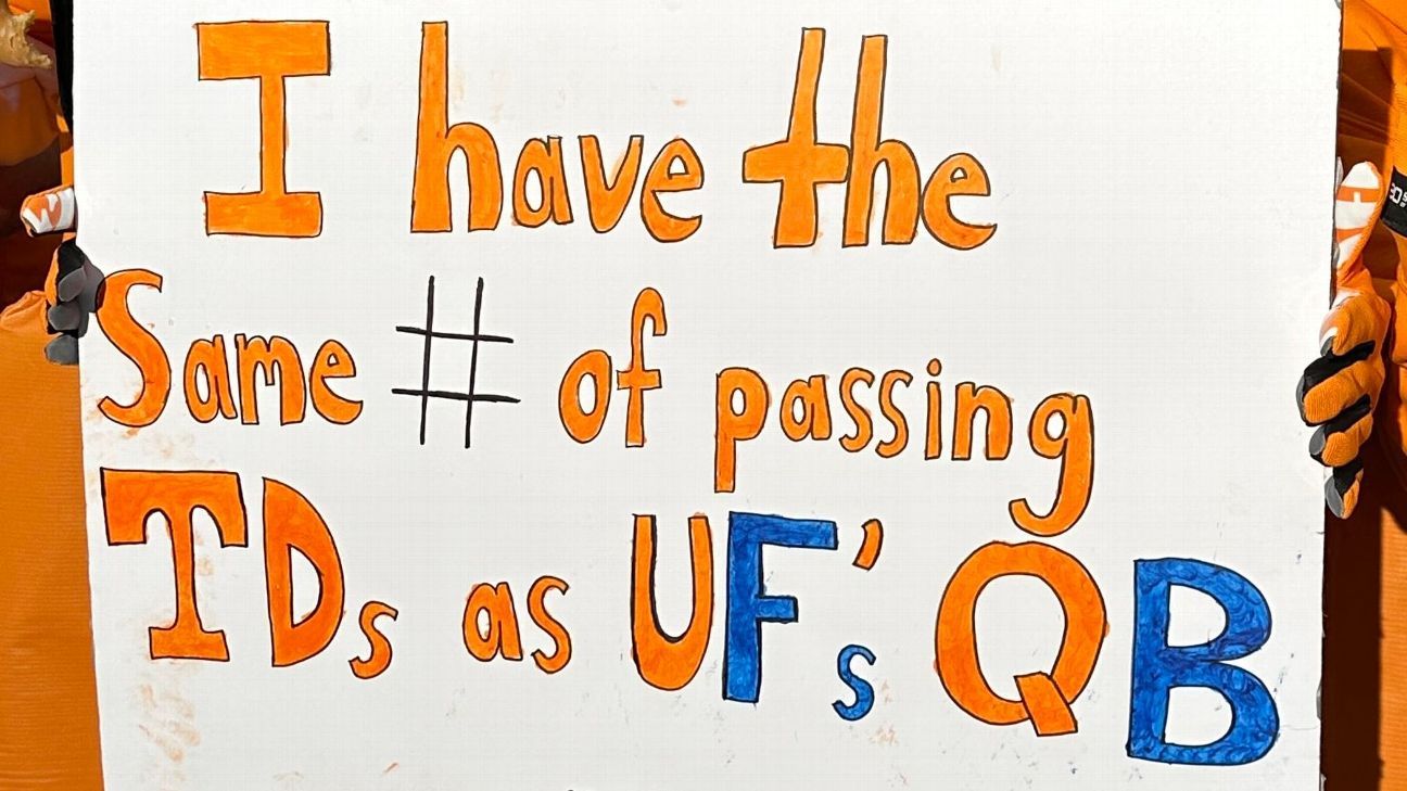 Greatest Faculty GameDay indicators from Florida Gators vs. Tennessee Volunteers