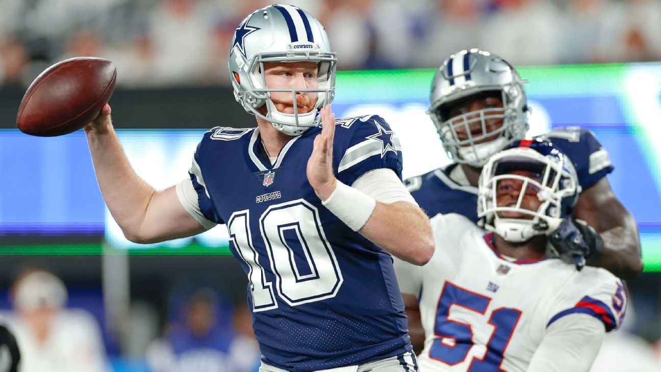 Cooper Rush rallies to win third straight career start as Dallas Cowboys hand Ne..