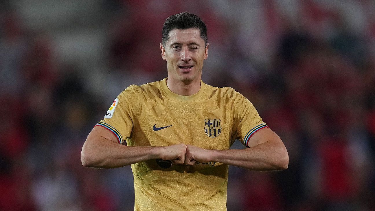 Lewandowski to miss Spanish league game after Barcelona 'exorcise' Champions  League failures