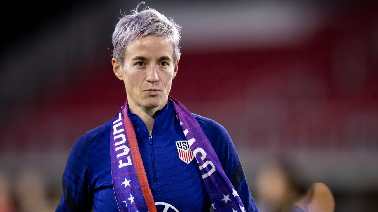 Megan Rapinoe: USWNT have 'incredible ability to shoulder so much'