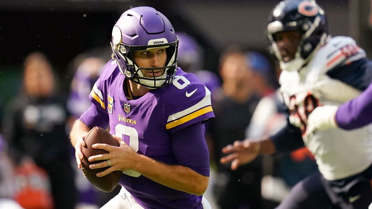 Kirk Cousins sets Vikings record for consecutive completions vs. Bears