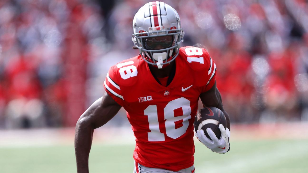 Jalin Hyatt, Marvin Harrison Jr. and the 5 best wide receivers in college  football, ranked