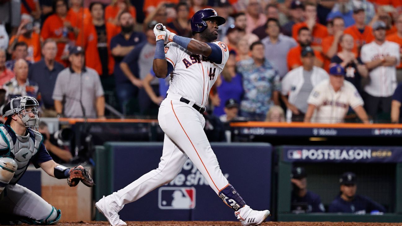 Yordan Alvarez remains unstoppable in the playoffs: 'He's by far
