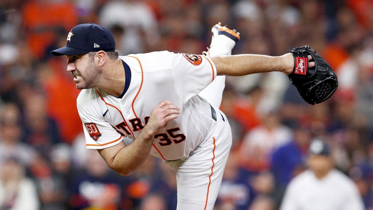 Justin Verlander K's 11 to lead Astros to win in ALCS opener