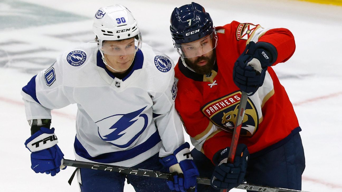 Lightning take 2-0 lead in series against the Panthers - ESPN 98.1