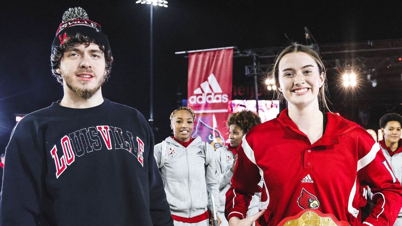 Rapper Jack Harlow disses Kentucky Wildcats at Louisville Cardinals'  Midnight Madness event - ESPN