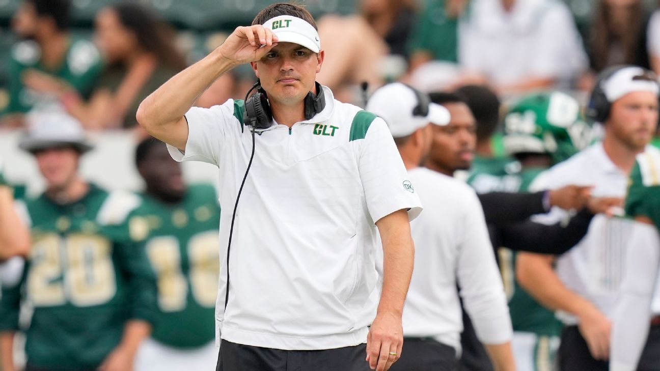 AAC-bound Charlotte fires Healy after 1-7 start