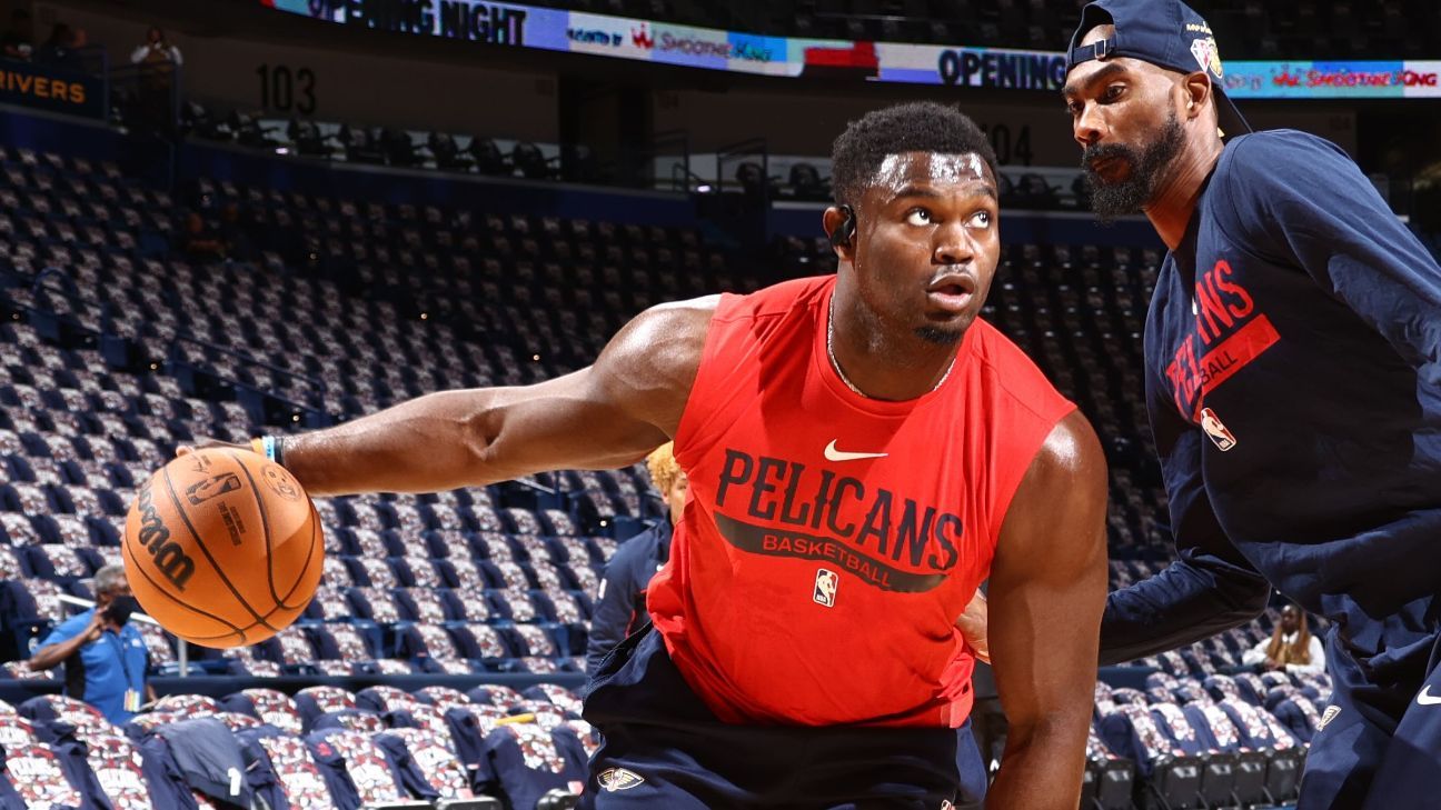 Zion Williamson makes return in New Orleans Pelicans' preseason win - ESPN