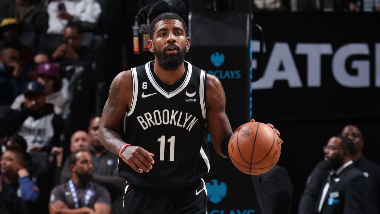 Nets suspend Kyrie Irving at least five games without pay