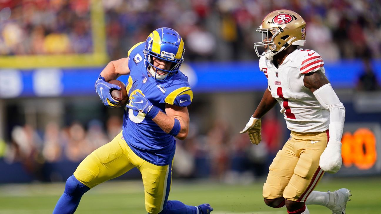 Rams coach Sean McVay expects Cooper Kupp (ankle) to play Sunday ESPN