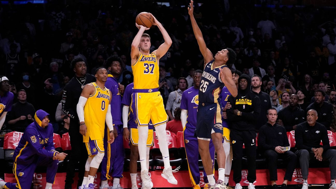 Matt Ryan's clutch 3 sends Lakers to OT on way to 2nd straight win