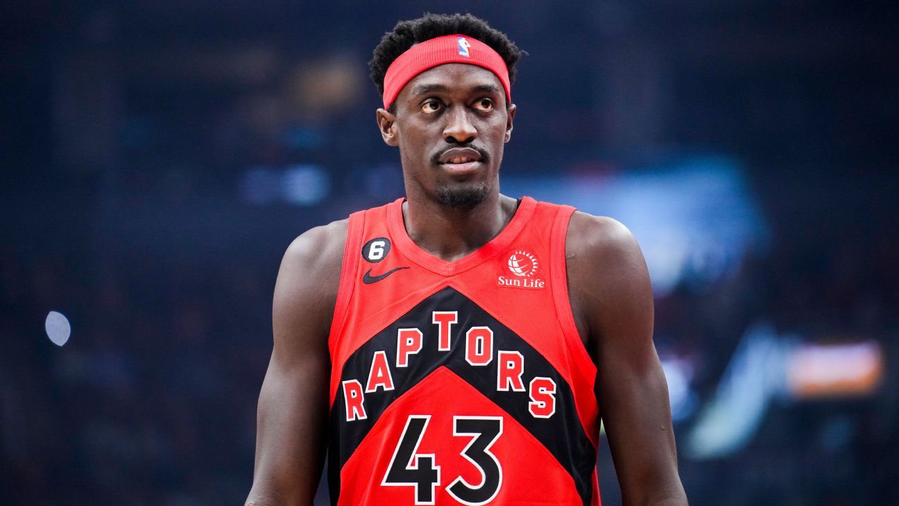 Raptors no contarán con Pascal Siakam por al menos dos semanas ESPN