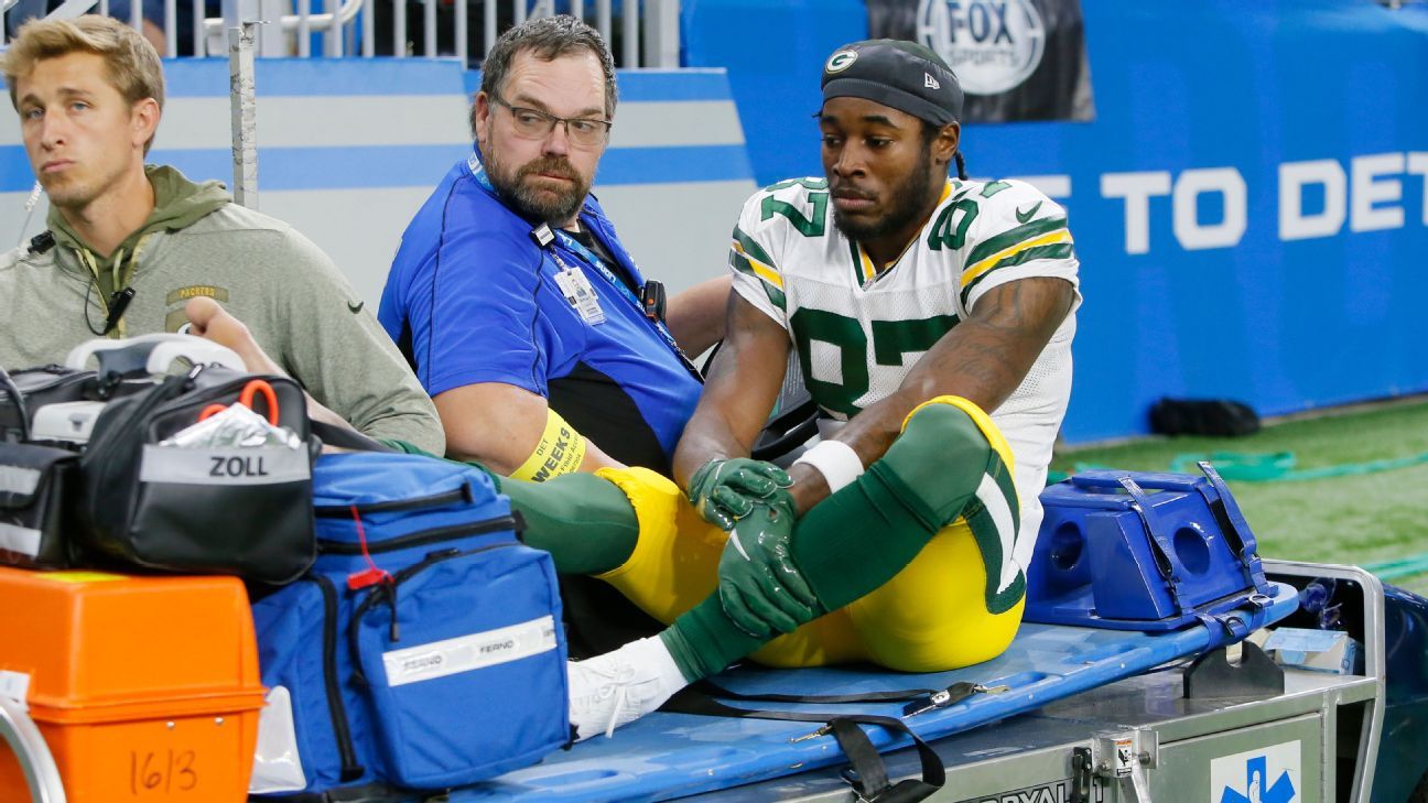 Rob Demovsky on X: The latest on @SportsCenter with @MattBarrie from the  Packers locker room ahead of Thursday's game against the Lions, including  injury updates that a couple players may have unintentionally