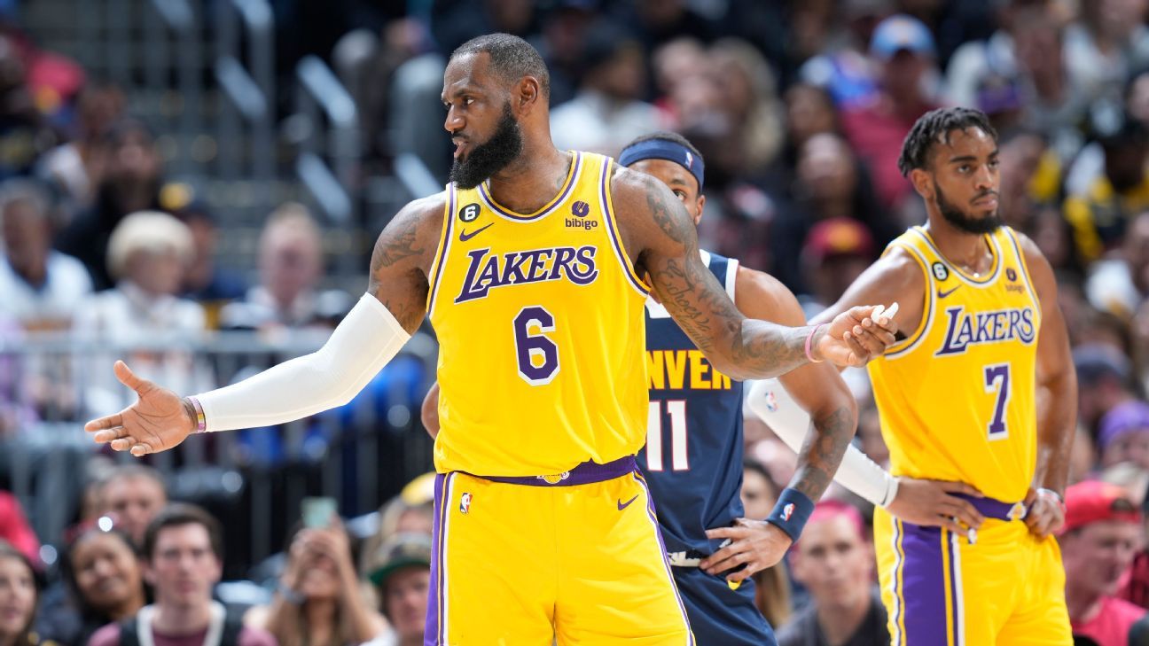Es doloroso de ver': Ex compañeros de LeBron James opinan sobre los  actuales Lakers 2022-23 - ESPN, image size:1296x729